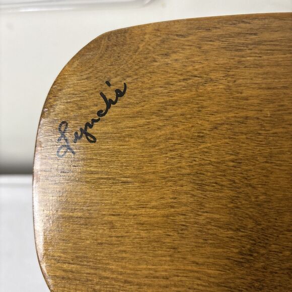 Vintage Caro Nan Main Street Basket Purse Lined Signed Hand Painted Cottagecore - Picture 6 of 12